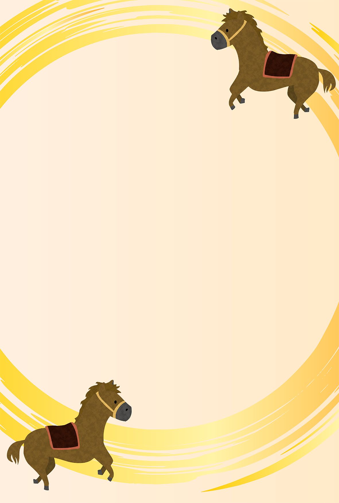 シンプルな辰の年賀状テンプレート