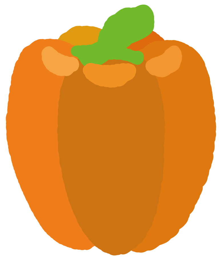 オレンジのパプリカ