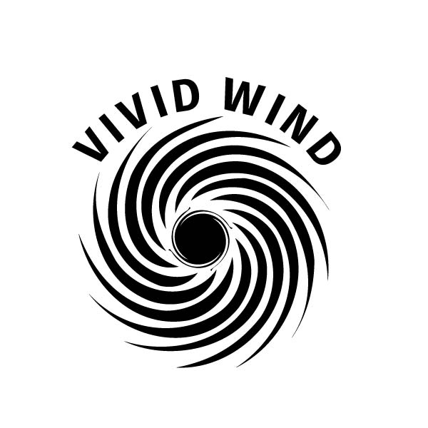 扇風機・渦のロゴデザイン