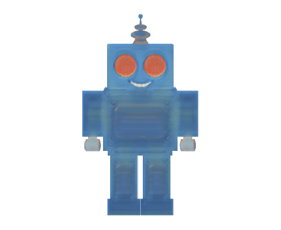 ロボット(手書き風)のイラスト