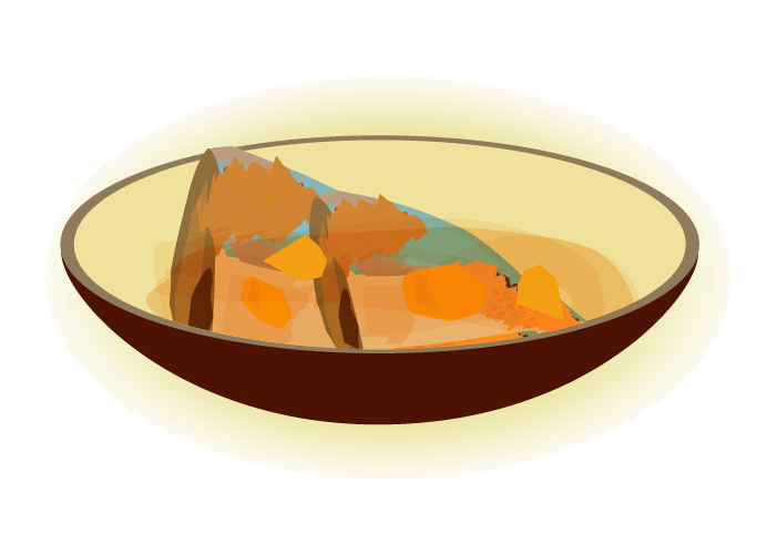 鯖の味噌煮の挿絵