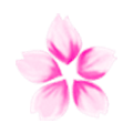 手書きの桜のイラスト