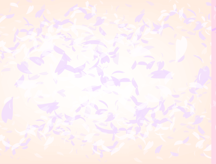 散る桜の花びら背景(白)のイラスト
