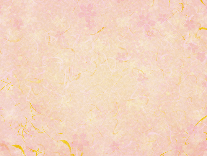 和紙桜の背景のイラスト