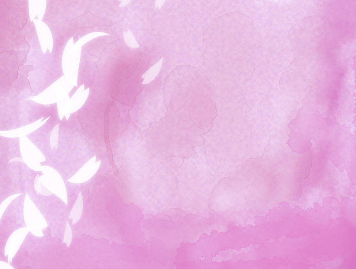 手書き水彩の桜背景のイラスト