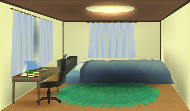 部屋のイラスト