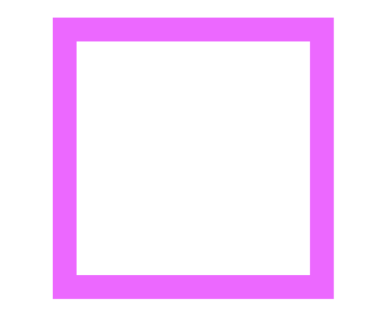 四角枠(紫)のイラスト