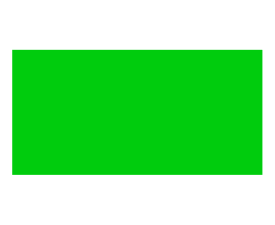 長方形(緑)のイラスト