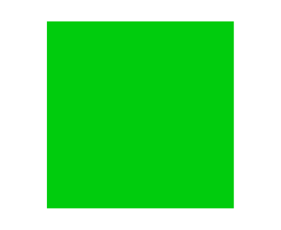 四角(緑)のイラスト
