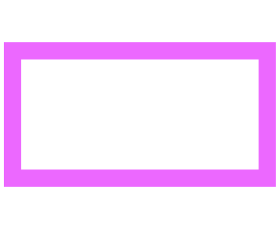 長方形枠(紫)のイラスト