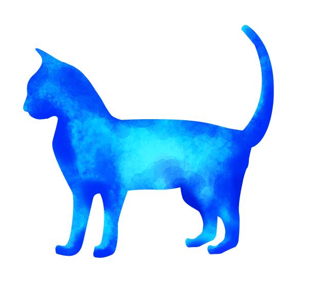 水彩猫のイラスト