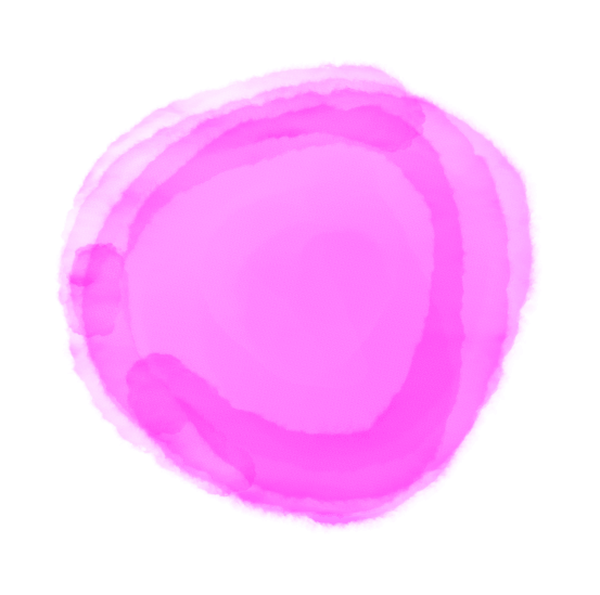 水彩円(ピンク)のイラスト
