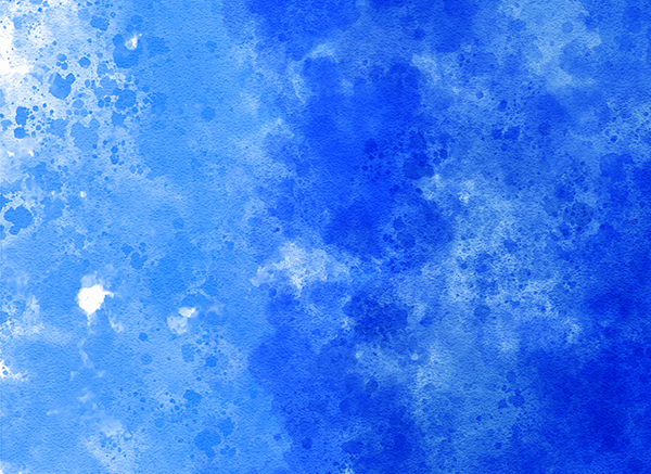 水彩テクスチャ(青)のイラスト2