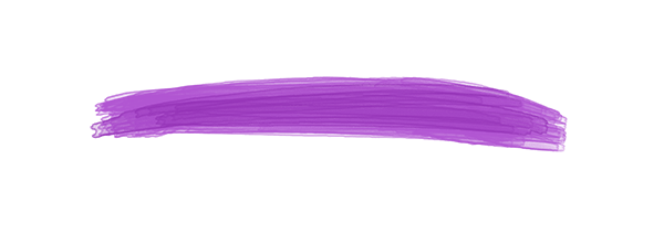 水彩ブラシ(赤紫)のイラスト