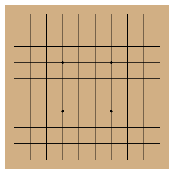 シンプルな将棋盤のイラスト2