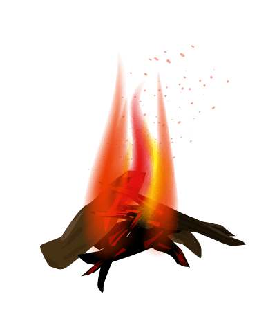 焚き火のイラスト4