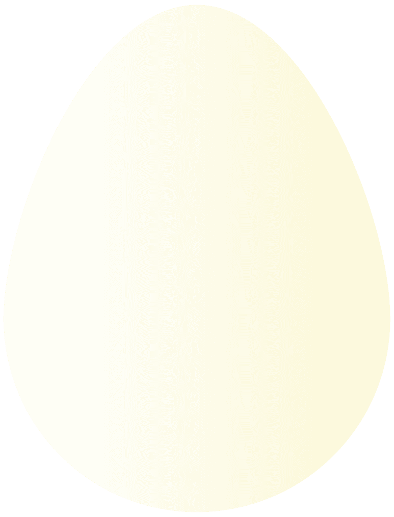 グラデーションリアル卵のイラスト