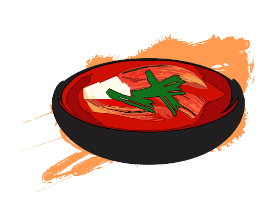 チゲスープの挿絵