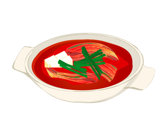 チゲスープのイラスト2