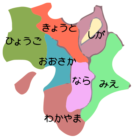 日本地図のイラスト フリーの都道府県名産 名物の無料素材 チコデザ