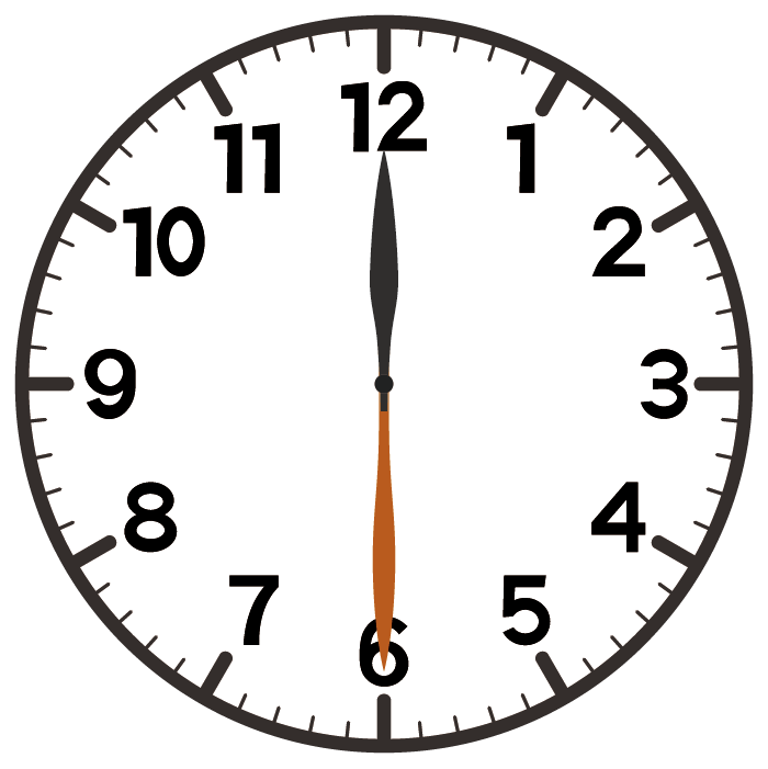 時計のイラスト 5分刻み時間表示に使える無料素材 チコデザ