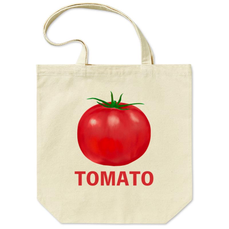 トマトの可愛いキャンバストートバッグ