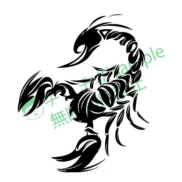 スコーピオンのトライバルマーク