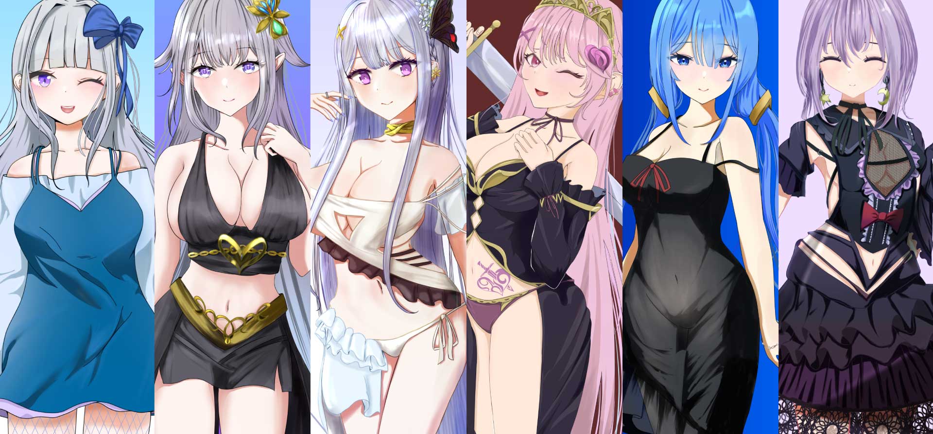 ファンタジー系のTRPG全身立ち絵