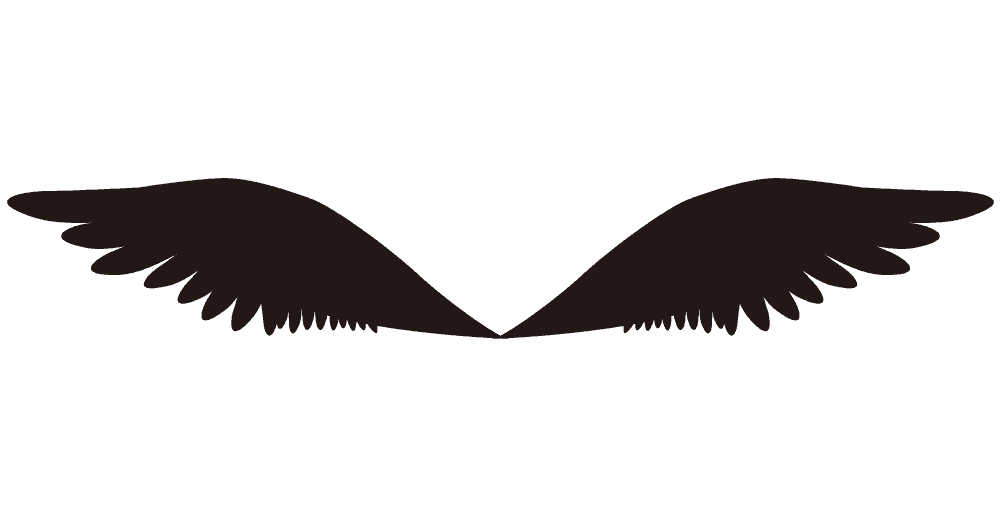 堕天使の翼のイラスト