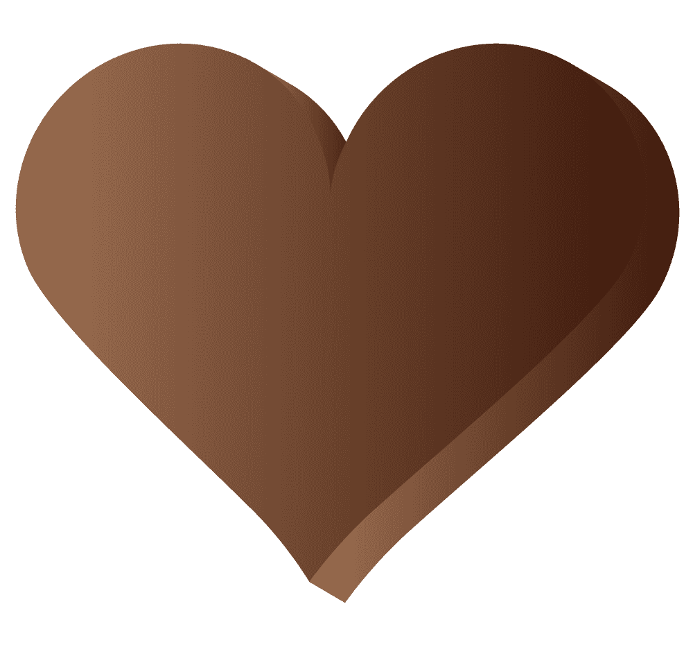 ハート型のチョコレートのイラスト