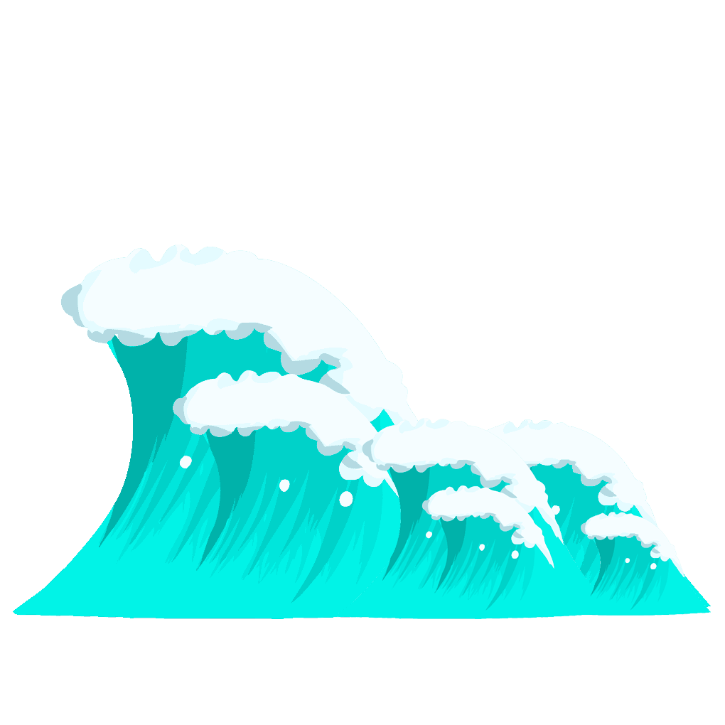波のイラスト