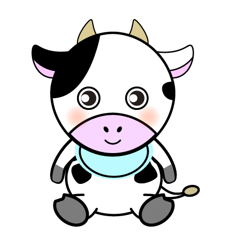 牛の赤ちゃんのイラスト