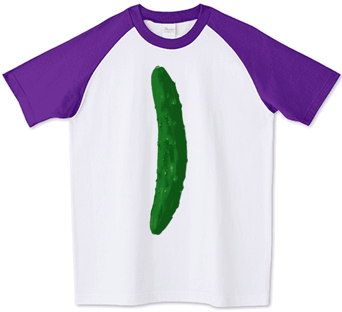 きゅうり野菜Tシャツ